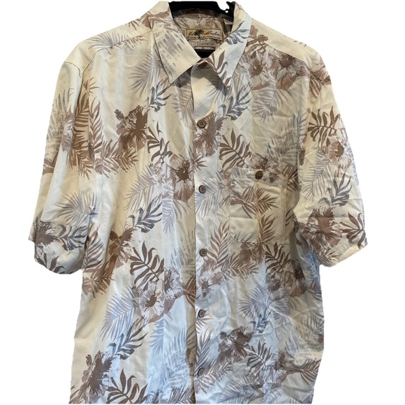 Joe Marlin Other - Joe Marlin Shirt Mens XL Hawaiian Surfer Rayon Blend Short Sleeve Button Up